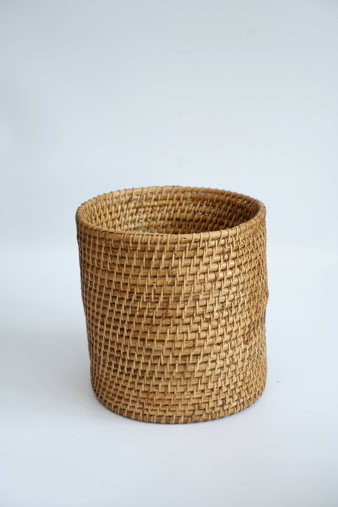Handwoven Rattan Planter Set