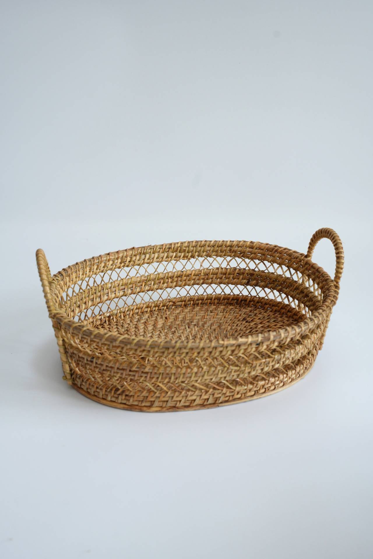 Handwoven Rattan Multi Purpose Basket