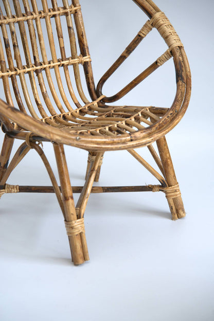 Handcrafted Rattan Baby Chair