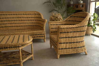 Tropical Rattan Sofa Set