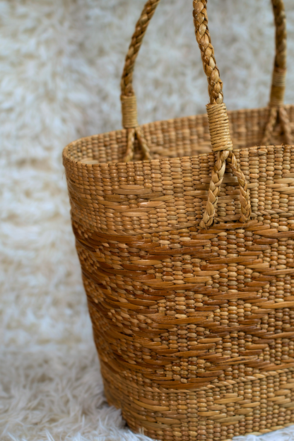 Classic Handwoven Kauna Grass Tote