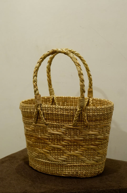 Classic Handwoven Mini Kauna Grass Basket